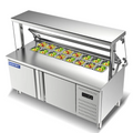 Commercial Counter Top Salad Bar Refrigerator