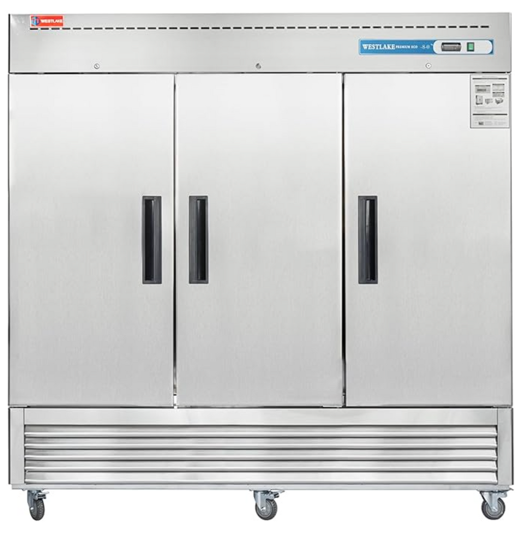 WESTLAKE Three Door Freezer Stainless Steel 81" RI81F