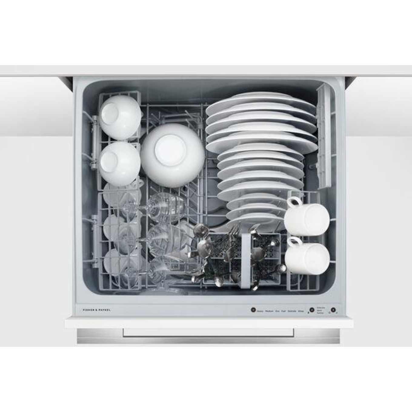 Fisher and Paykel DishDrawer Built-In Top Control Dishwasher with Contemporary Handle
