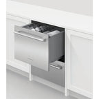 Fisher and Paykel 24 Inch Wide 14 Place Setting Built-In Double Drawer Dishwasher with Independent Wash