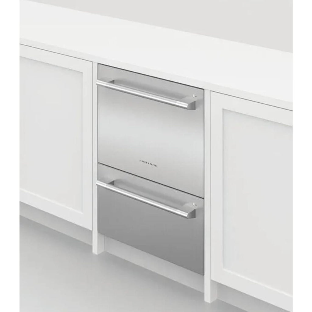 Fisher and Paykel 24 Inch Wide 14 Place Setting Built-In Double Drawer Dishwasher with Independent Wash