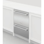 Fisher and Paykel 24 Inch Wide 14 Place Setting Built-In Double Drawer Dishwasher with Independent Wash