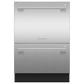 Fisher and Paykel 24 Inch Wide 14 Place Setting Built-In Double Drawer Dishwasher with Independent Wash